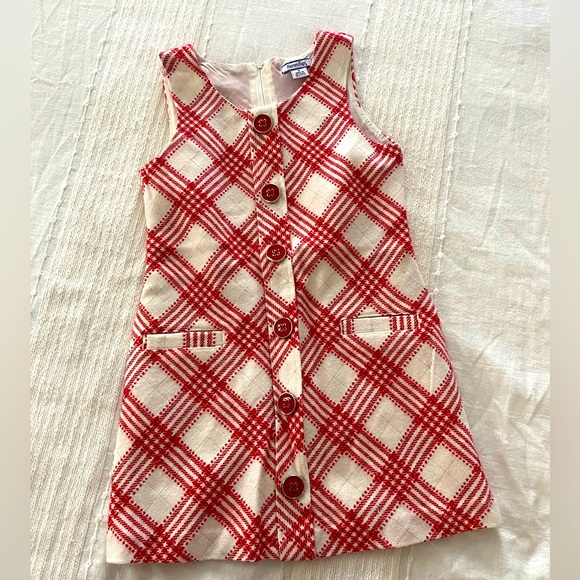 Hartstrings | Dresses | Vintage Girls 5 Heartstrings Brand 6s Mod Dress ...